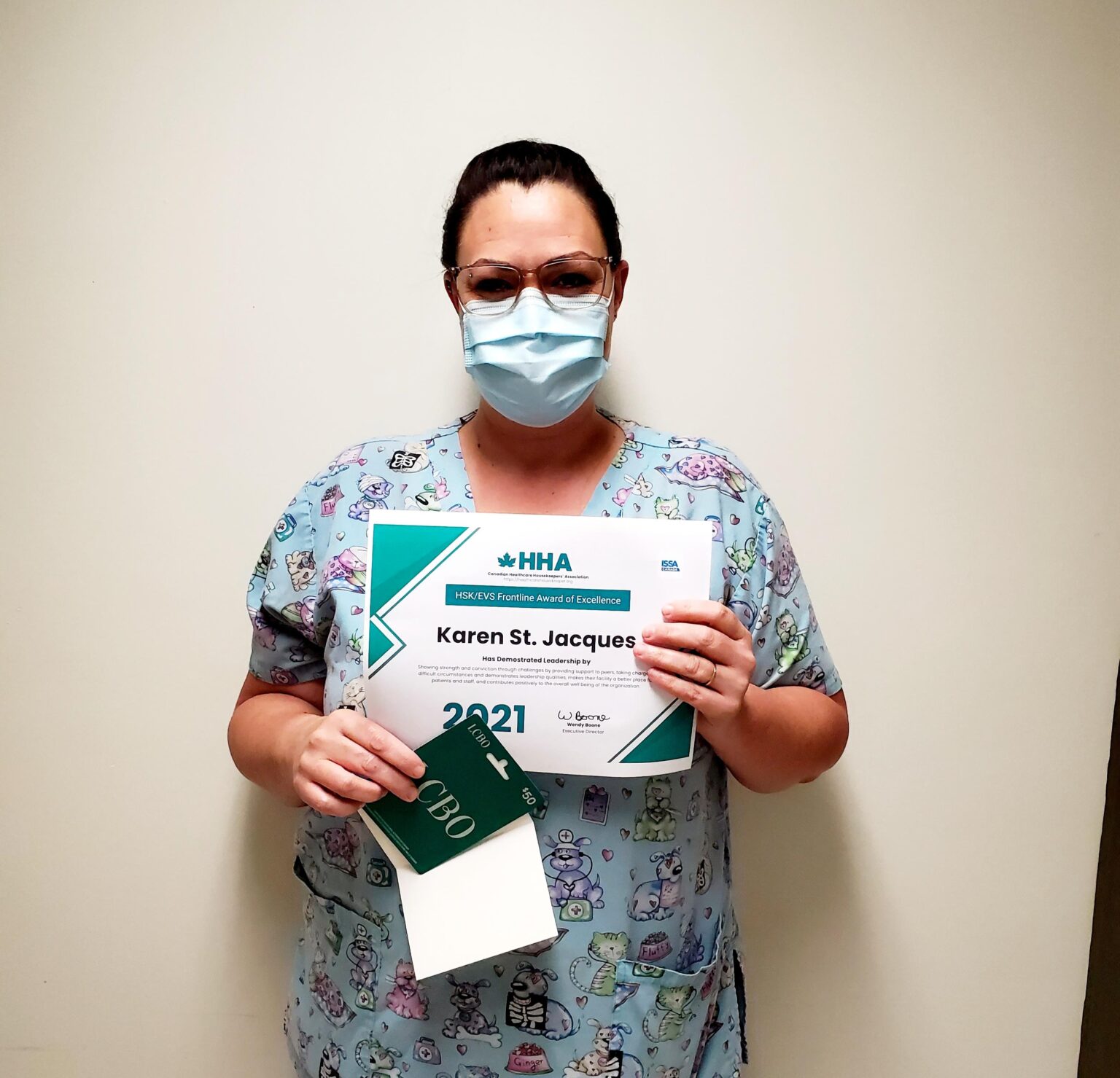 Frontline Award Canadian Healthcare Housekeepers' Association